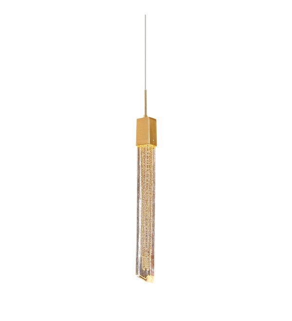 Подвесной светильник Delight Collection OD2510-1 gold/clear