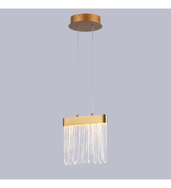 Подвесной светильник Delight Collection P98057-1 antique brass