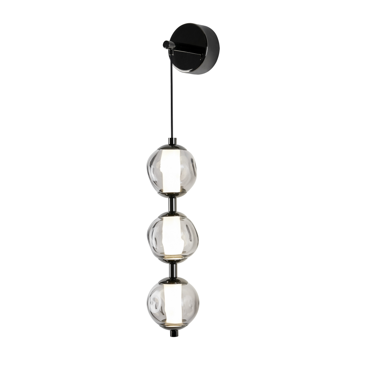 Настенный светильник Delight Collection OD2437 OB2437 pearl black/smoke
