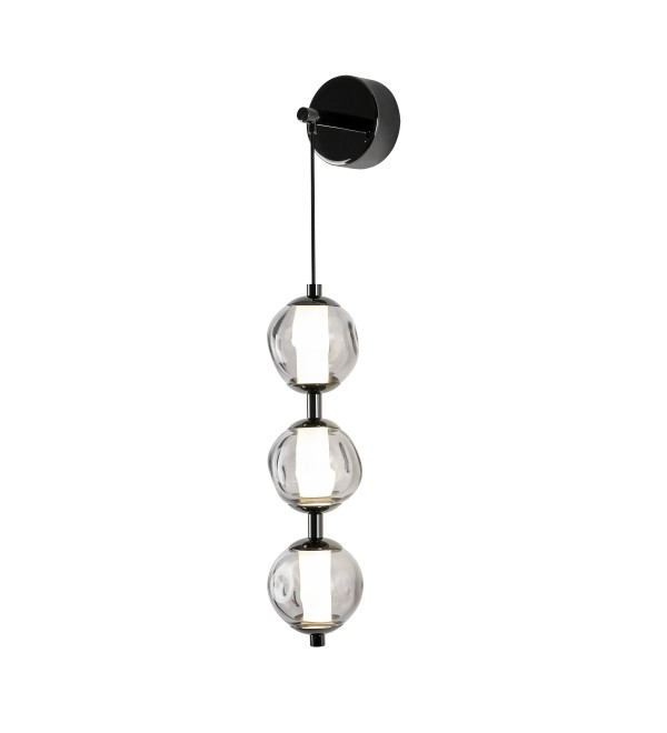 Настенный светильник Delight Collection OD2437 OB2437 pearl black/smoke