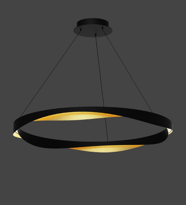 Подвесной светильник Delight Collection MD22001046-1B black/gold