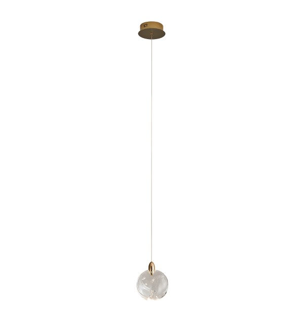 Подвесной светильник Delight Collection OD2440-1 gold/clear