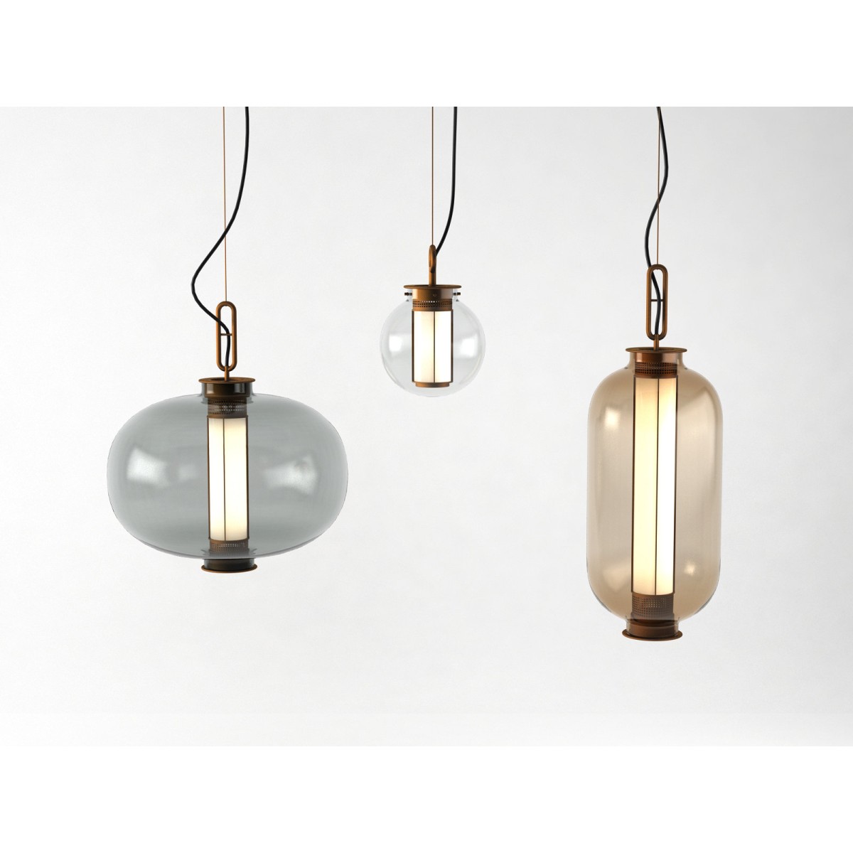 Подвесной светильник Delight Collection Bia B amber