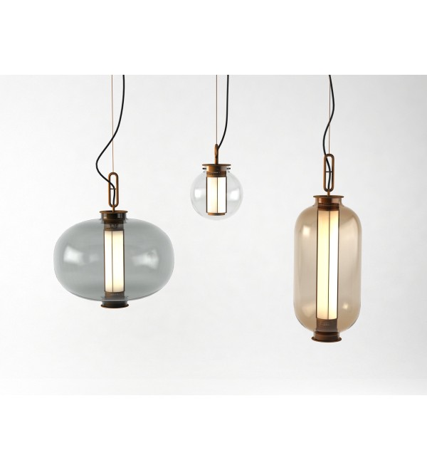 Подвесной светильник Delight Collection Bia B amber