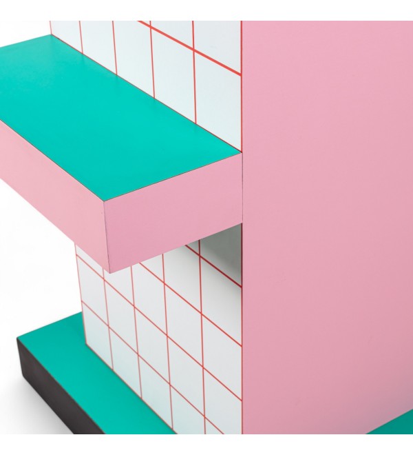Приставной столик Seletti Superfurniture Supersidetable Red Grid