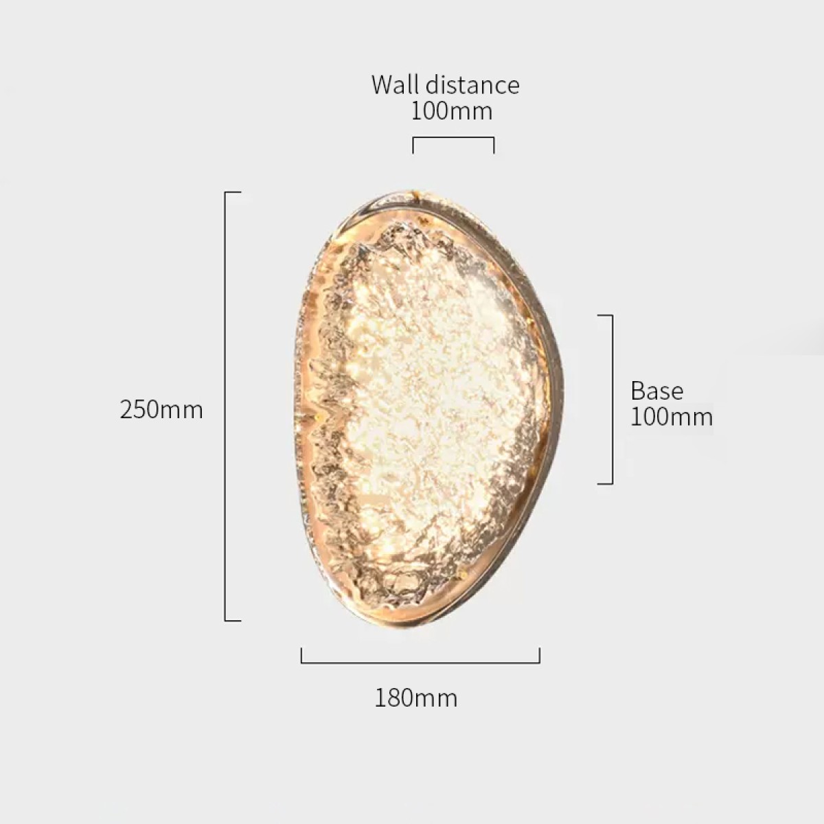 Настенный светильник Delight Collection MT9125-1W large french gold