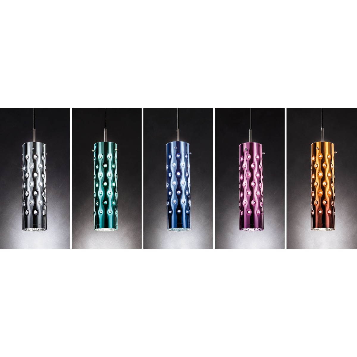 Подвесной светильник Slamp Dimple Single Silver