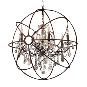 Люстра Delight Collection Foucault'S Orb 5014-D6 rusty
