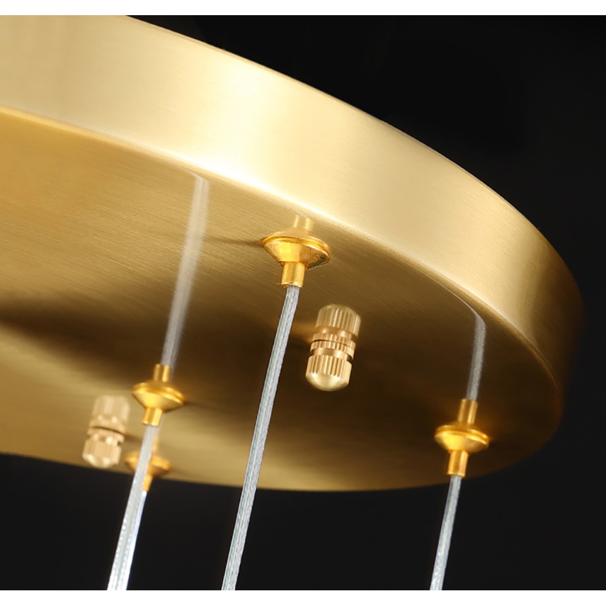 Подвесной светильник Delight Collection Crystal rock 7 gold