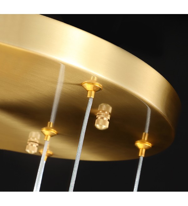 Подвесной светильник Delight Collection Crystal rock 7 gold