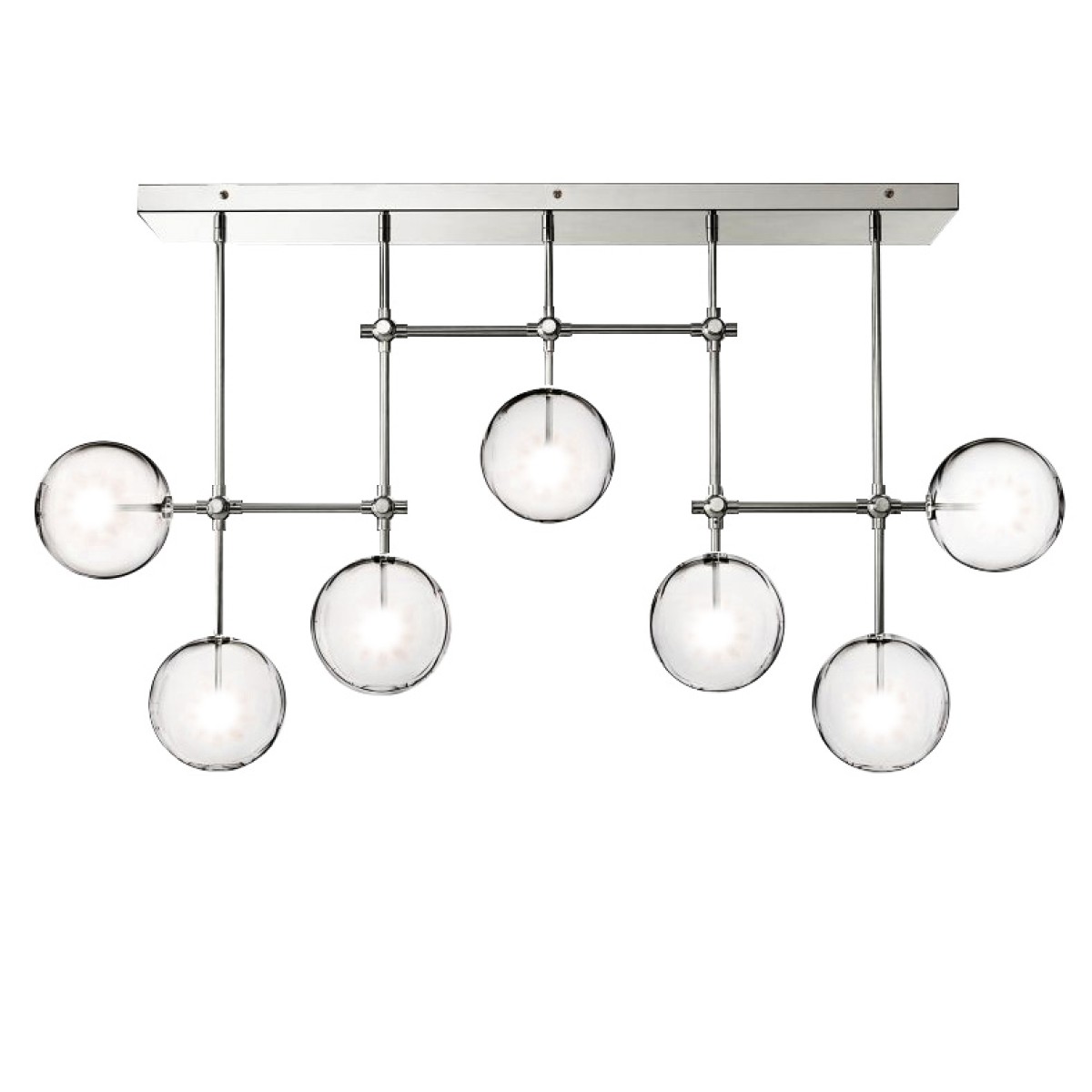 Потолочный светильник Delight Collection Globe Mobile 7A chrome