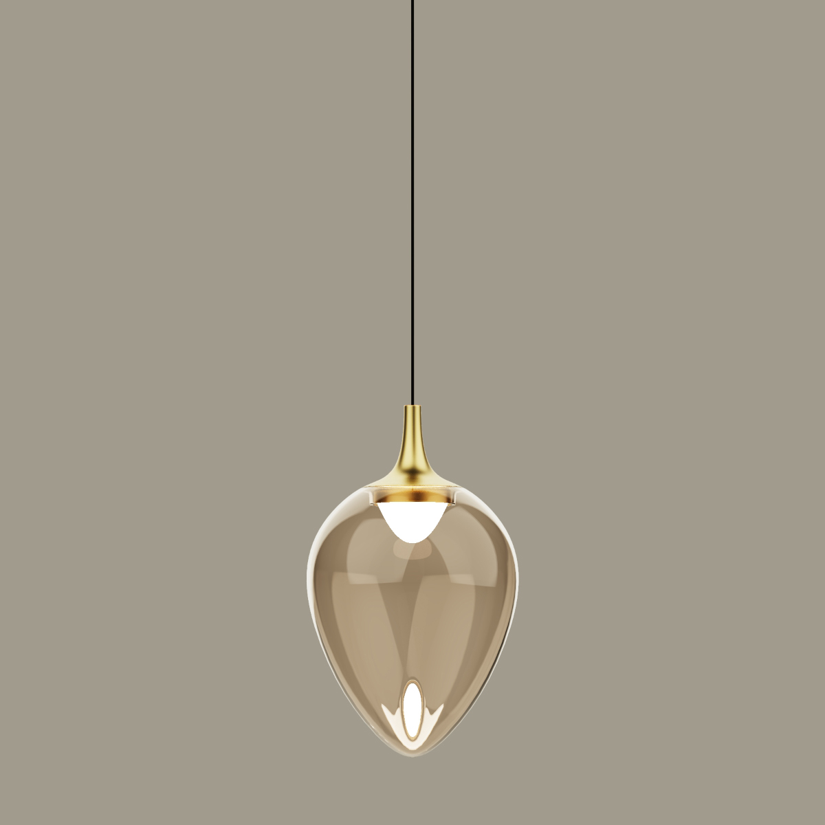 Подвесной светильник Delight Collection MD24001012-1A brass/champagne
