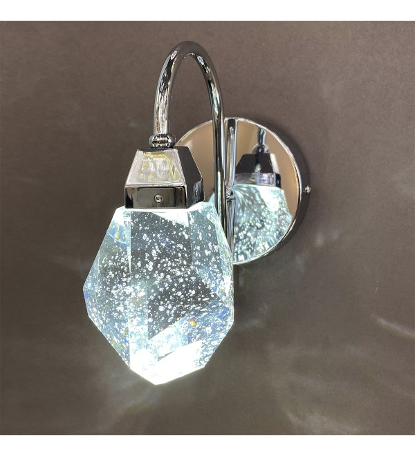 Настенный светильник Delight Collection Crystal rock chrome
