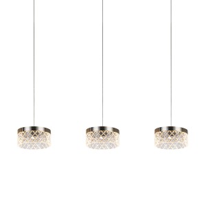 Подвесной светильник Delight Collection Diamond cut MD21020075-3B satin nickel