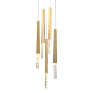 Подвесной светильник Delight Collection Vita 5A brass