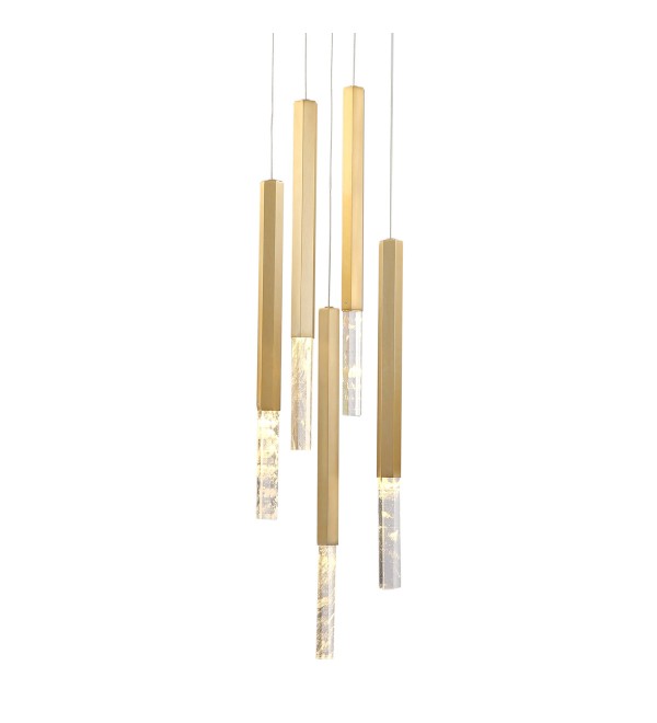 Подвесной светильник Delight Collection Vita 5A brass
