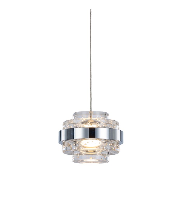 Подвесной светильник Delight Collection Indiana MD22030002-1A chrome/clear