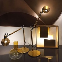 Настольная лампа Artemide Tolomeo Micro Gold