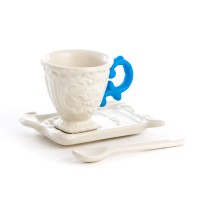 Кофейная пара Seletti I-Wares I-Coffee Blue
