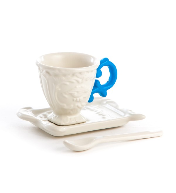 Кофейная пара Seletti I-Wares I-Coffee Blue