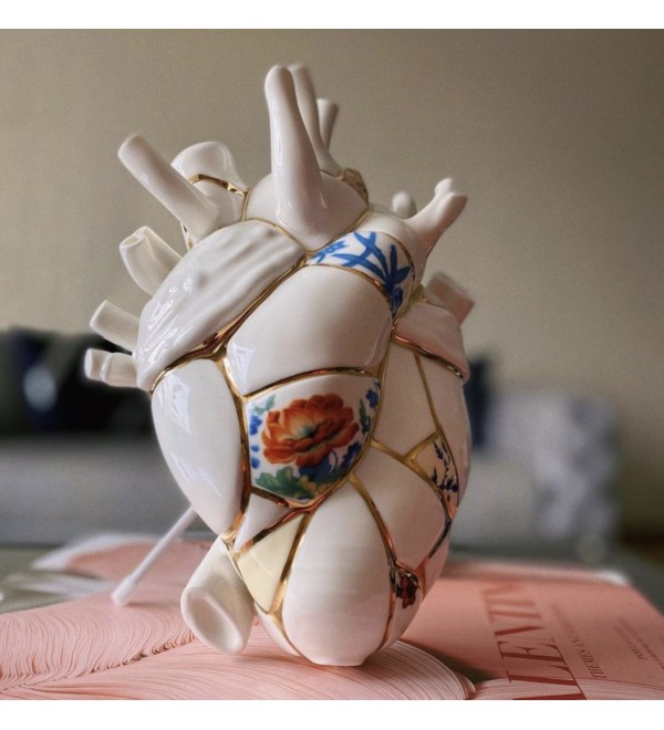 Ваза Seletti Love in Bloom Kintsugi