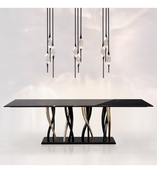 Подвесной светильник Delight Collection Pezzo 9 pearl black