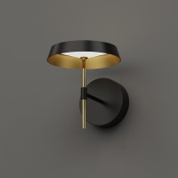 Настенный светильник Delight Collection MD18001061 MB18001061-1A black/gold
