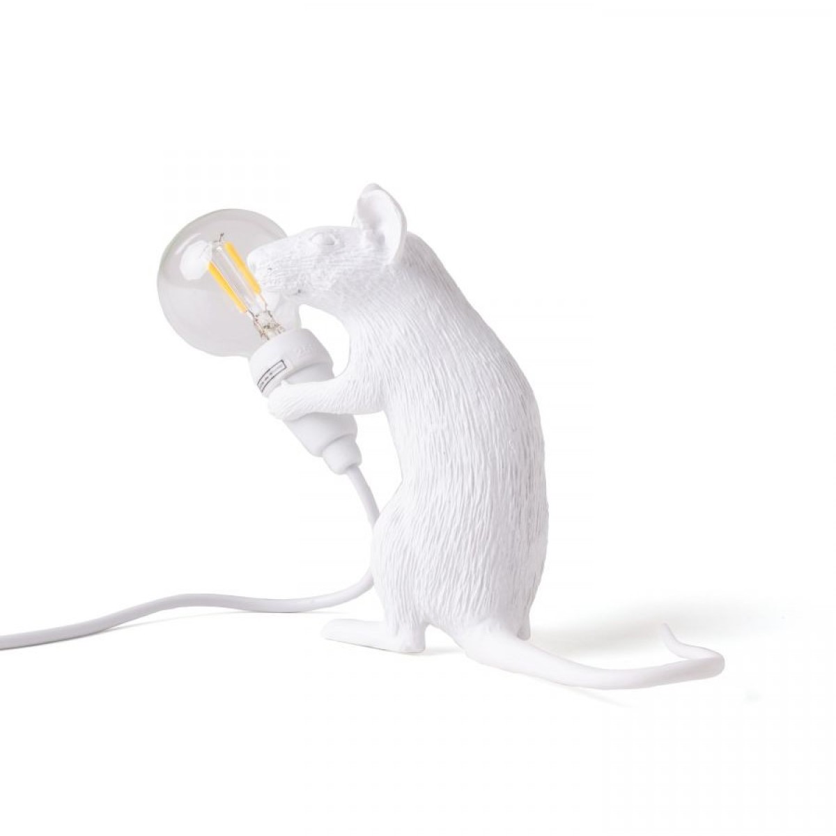 Настольная лампа Seletti Mouse Lamp Sitting USB