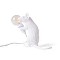 Настольная лампа Seletti Mouse Lamp Sitting USB