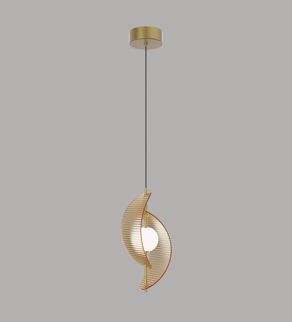 Подвесной светильник Delight Collection MD24030035-1A brass/amber