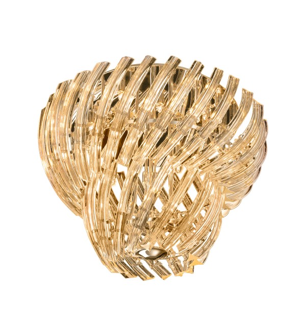 Люстра Delight Collection Calligo 600 gold/amber