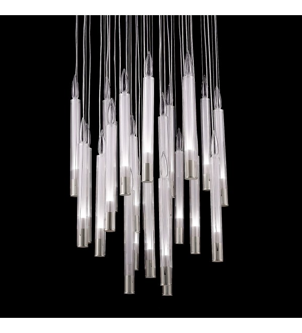 Подвесной светильник Delight Collection Candle P68094-25 chrome