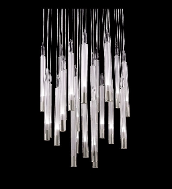 Подвесной светильник Delight Collection Candle P68094-25 chrome