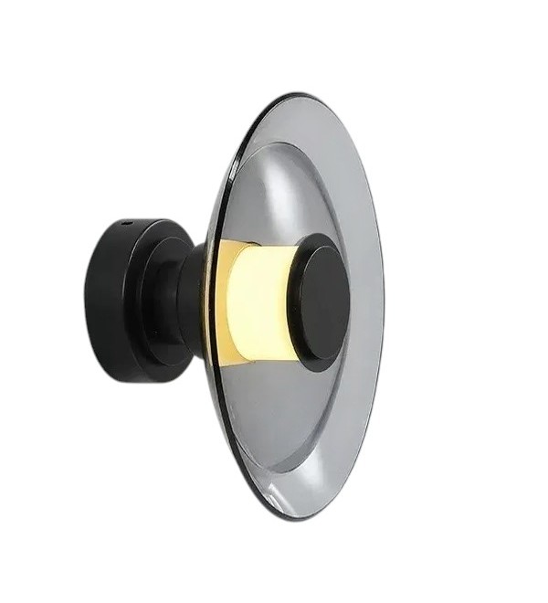 Настенный/Потолочный светильник Delight Collection 8665W/L black/smoky