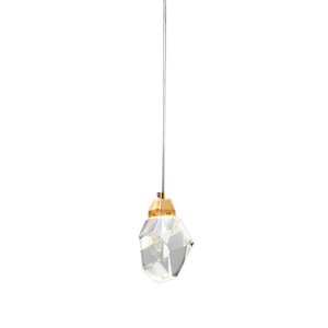 Подвесной светильник Delight Collection Crystal rock 1 gold
