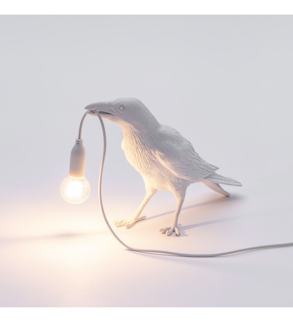 Настольная лампа Seletti Bird Waiting White