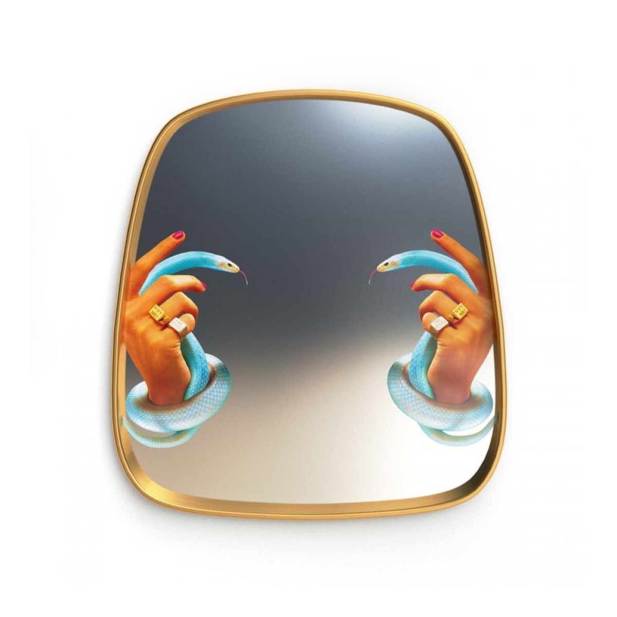 Зеркало Seletti Toiletpaper Mirror Hands with Snakes