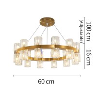 Люстра Delight Collection Arcachon 24 gold