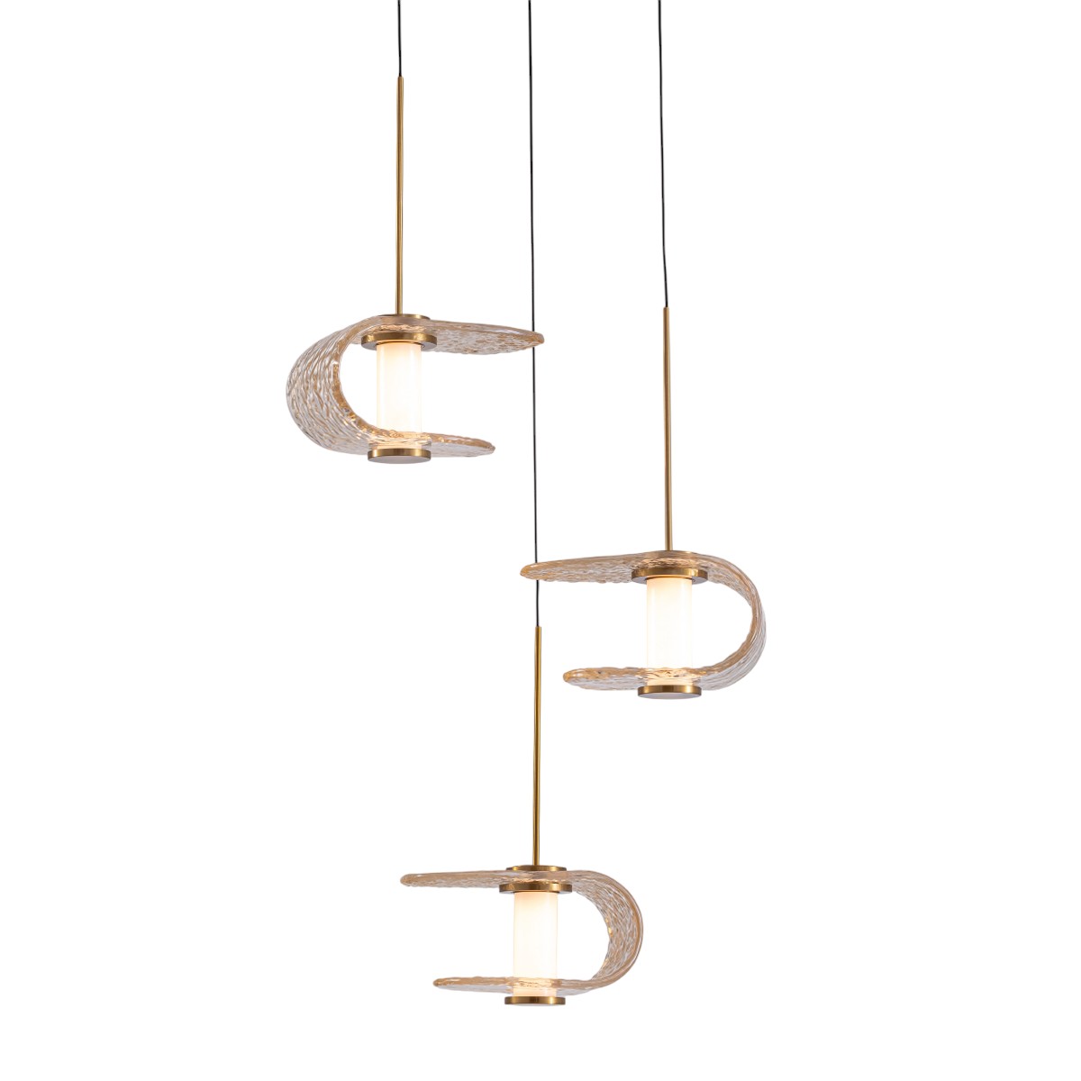 Подвесной светильник Delight Collection MD24020901-3A gold/cognac
