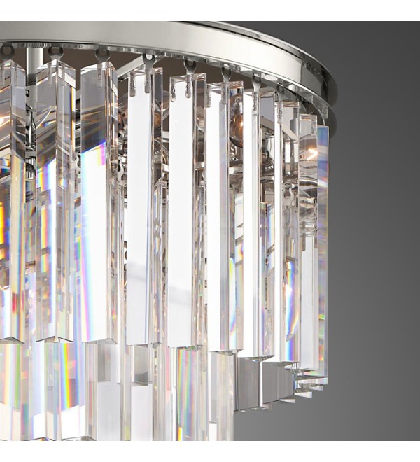 Люстра Delight Collection Odeon 6 chrome/clear