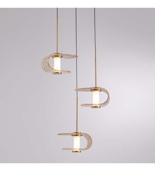 Подвесной светильник Delight Collection MD24020901-3A gold/cognac