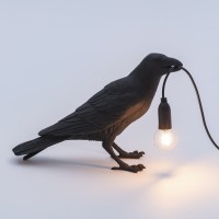 Настольная лампа Seletti Bird Waiting Black