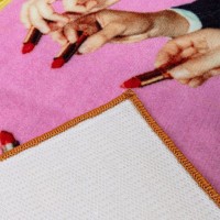 Коврик Seletti Toiletpaper Rugs Lipstick Pink