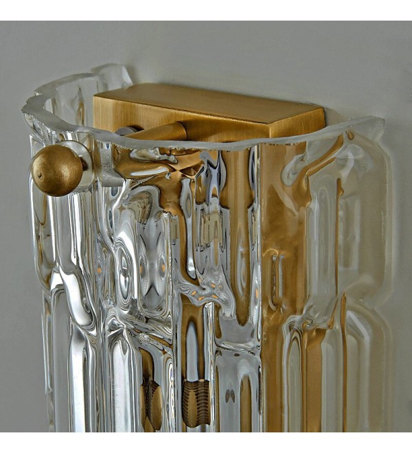 Настенный светильник Delight Collection 88085W/L gold/clear