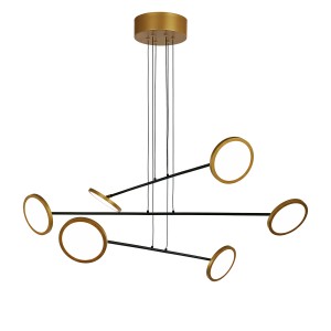 Люстра Delight Collection MD19001002-6A black/gold