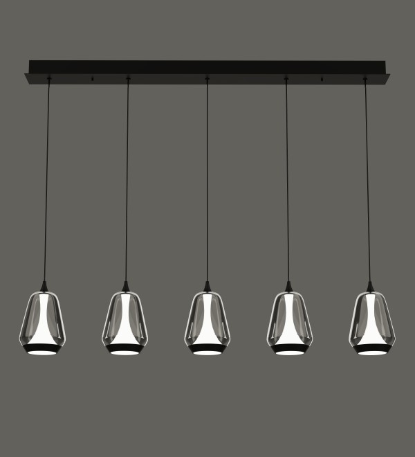 Подвесной светильник Delight Collection MD24001011-5B black/smoky