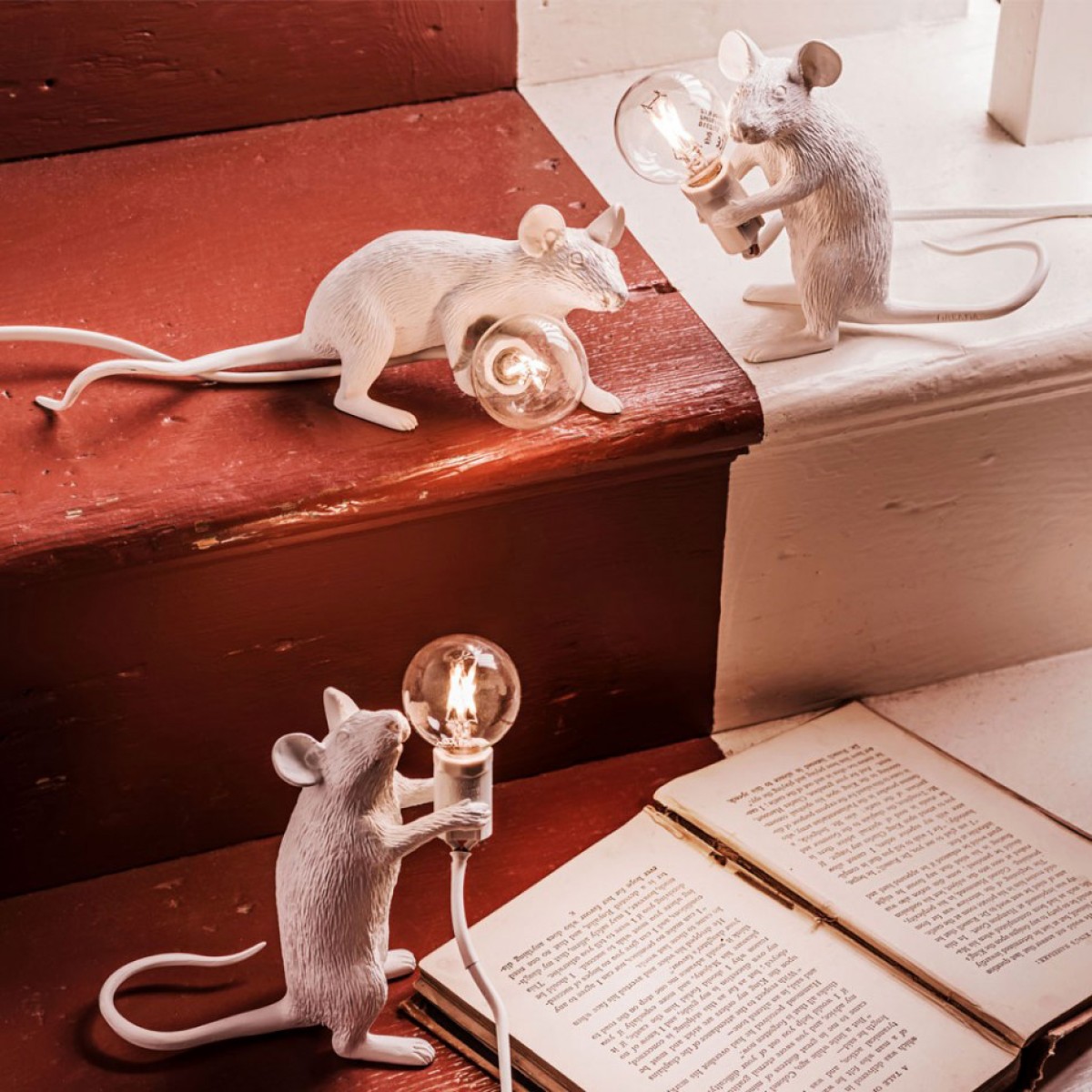 Настольная лампа Seletti Mouse Lamp Standing USB