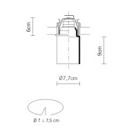Встраиваемый светильник Fabbian Mono D14F1701