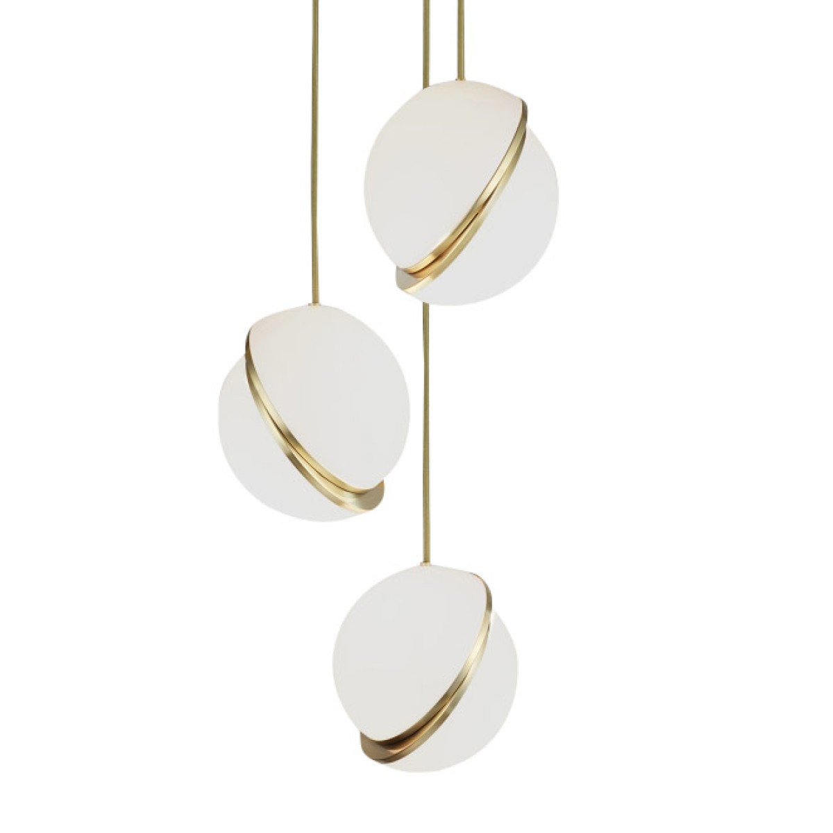 Подвесной светильник Delight Collection Crescent 3S brass