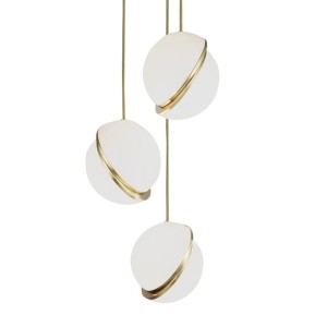 Подвесной светильник Delight Collection Crescent 3S brass